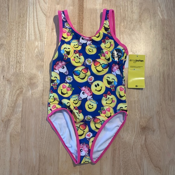 Emojination Other - Emojination Girls one piece swimsuit bathing suit